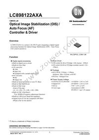 LC898122AXA-VH Datasheet Cover