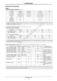 LC898122AXA-VH Datasheet Page 8