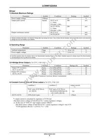 LC898122AXA-VH Datasheet Page 9