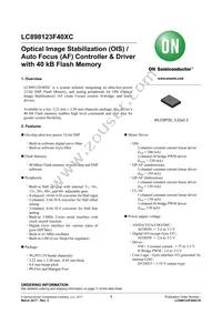 LC898123F40XC-VH Datasheet Cover