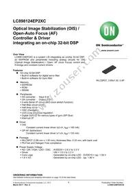 LC898124EP2XC-MH Datasheet Cover
