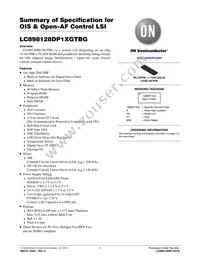 LC898128DP1XGTBG Datasheet Cover