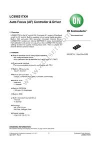 LC898217XH-MH Datasheet Cover