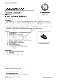 LC898301AXA-MH Datasheet Cover