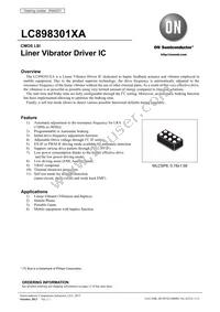 LC898301XA-MH Datasheet Cover
