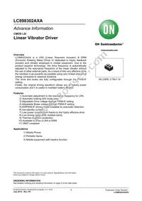 LC898302AXA-MH Datasheet Cover