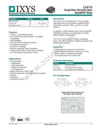 LCA110S Datasheet Cover