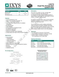 LCA710S Datasheet Cover