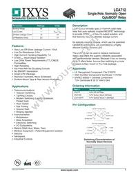 LCA712 Datasheet Cover