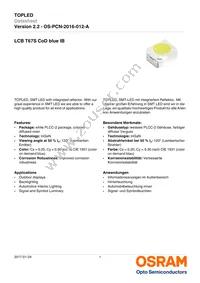 LCB T67S-P2R2-2J8L-1-10-R18-Z Datasheet Cover