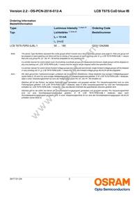 LCB T67S-P2R2-2J8L-1-10-R18-Z Datasheet Page 2