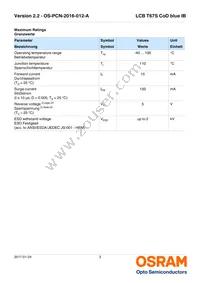 LCB T67S-P2R2-2J8L-1-10-R18-Z Datasheet Page 3