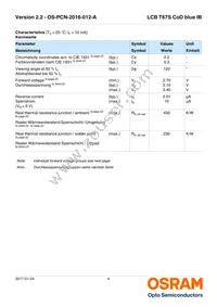 LCB T67S-P2R2-2J8L-1-10-R18-Z Datasheet Page 4