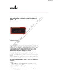 LCD-09068 Datasheet Cover