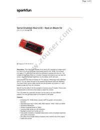 LCD-09394 Datasheet Cover