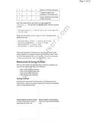 LCD-13003 Datasheet Page 11