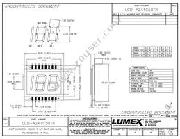 LCD-A2X1C50TR Datasheet Cover