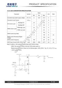 LCD-OLINUXINO-15.6FHD Datasheet Page 11