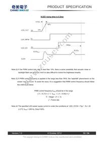 LCD-OLINUXINO-15.6FHD Datasheet Page 12