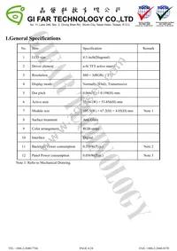 LCD-OLINUXINO-4.3TS Datasheet Page 4