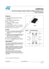 LCDP1521 Datasheet Cover