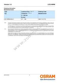 LCG H9RM-KZLZ-1-Z Datasheet Page 2