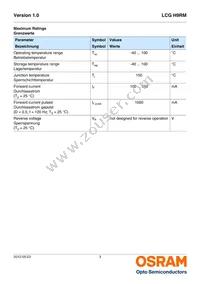 LCG H9RM-KZLZ-1-Z Datasheet Page 3