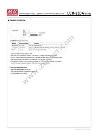 LCM-25DA Datasheet Page 4