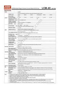 LCM-40 Datasheet Page 2