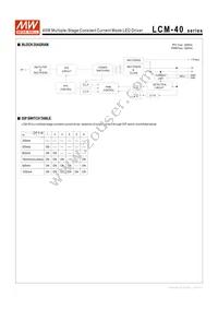 LCM-40 Datasheet Page 3