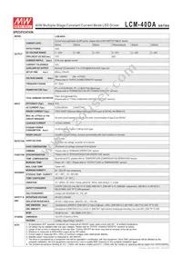 LCM-40DA Datasheet Page 2