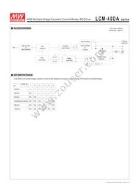 LCM-40DA Datasheet Page 3