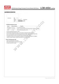 LCM-40DA Datasheet Page 4