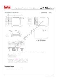 LCM-40DA Datasheet Page 8