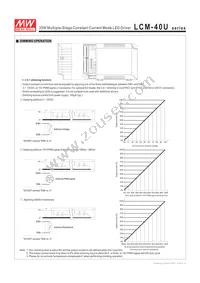 LCM-40U Datasheet Page 4