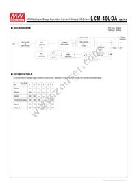 LCM-40UDA Datasheet Page 3