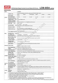 LCM-60DA Datasheet Page 2