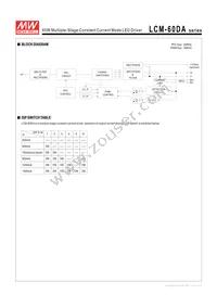 LCM-60DA Datasheet Page 3