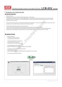 LCM-60U Datasheet Page 8