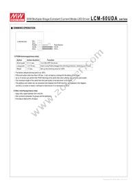 LCM-60UDA Datasheet Page 4