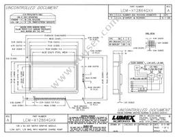 LCM-S12864GSR Datasheet Cover
