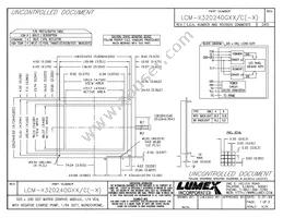 LCM-S320240GWF/C-C Datasheet Cover