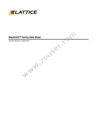 LCMXO2-1200ZE-2TG100IR1 Datasheet Cover