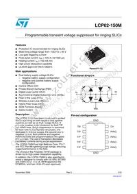 LCP02-150M-TR Datasheet Cover