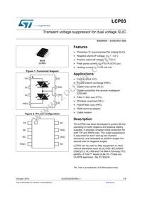 LCP03-1501RL Datasheet Cover