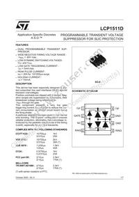 LCP1511DRL Datasheet Cover