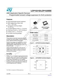 LCP152DEERL Datasheet Cover
