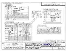 LCR-U02004DSF-WH Datasheet Page 2