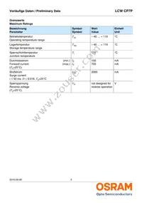 LCW CP7P-KQKS-5R8T-35-Z Datasheet Page 3