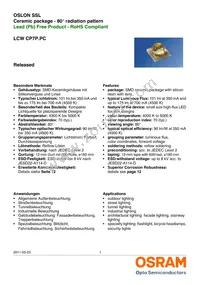 LCW CP7P.PC-KSKU-5L7N-1 Datasheet Cover